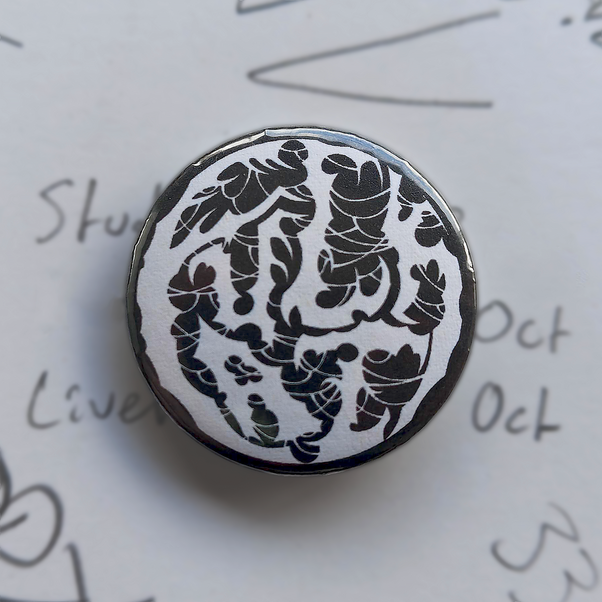 'FUCK AI' Pin Badge