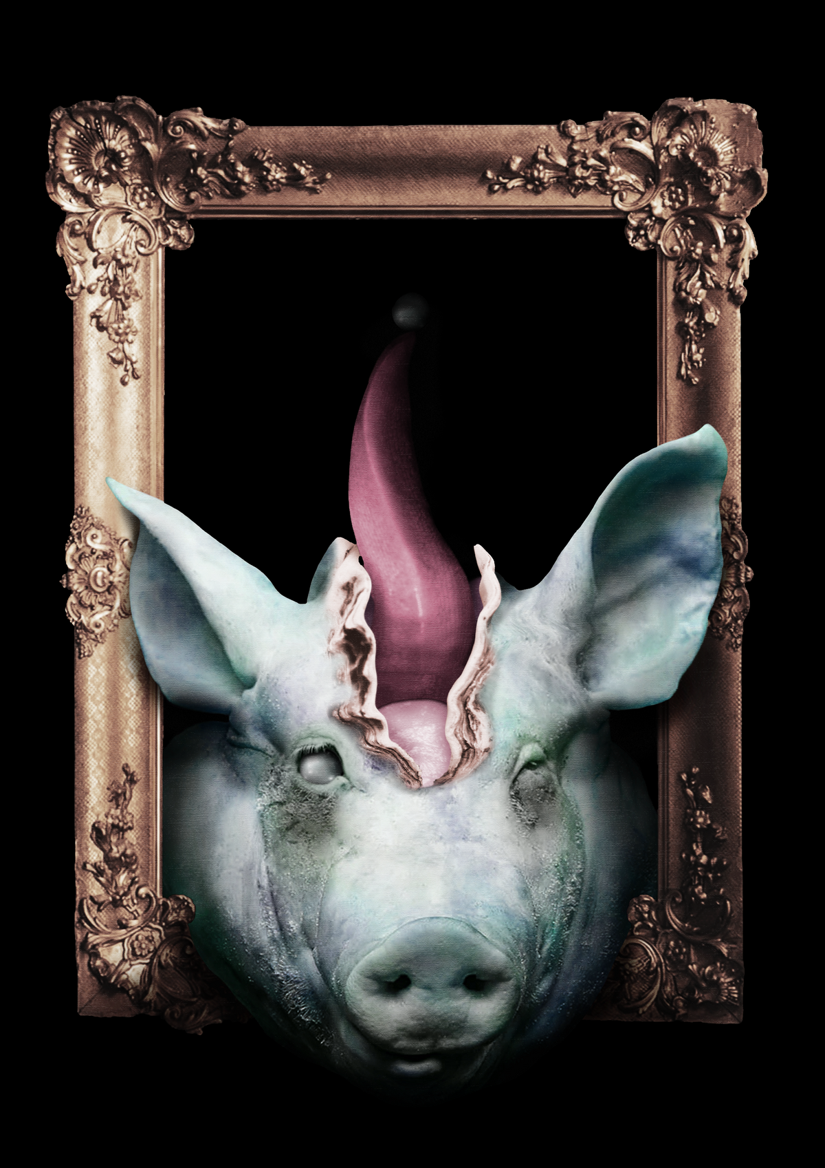 Oysters Killed Patrick Art Print