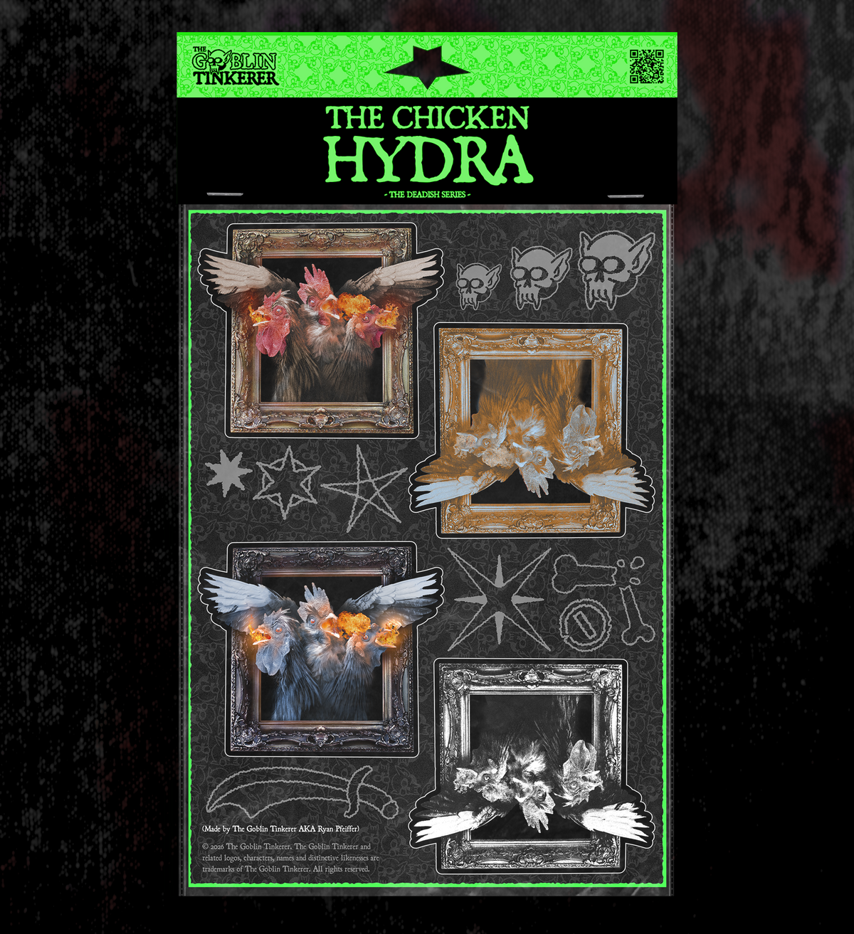 Chicken Hydra Sticker Pack