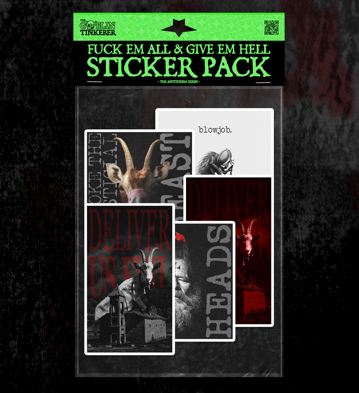 Fuck em all & Give em Hell Sticker Pack