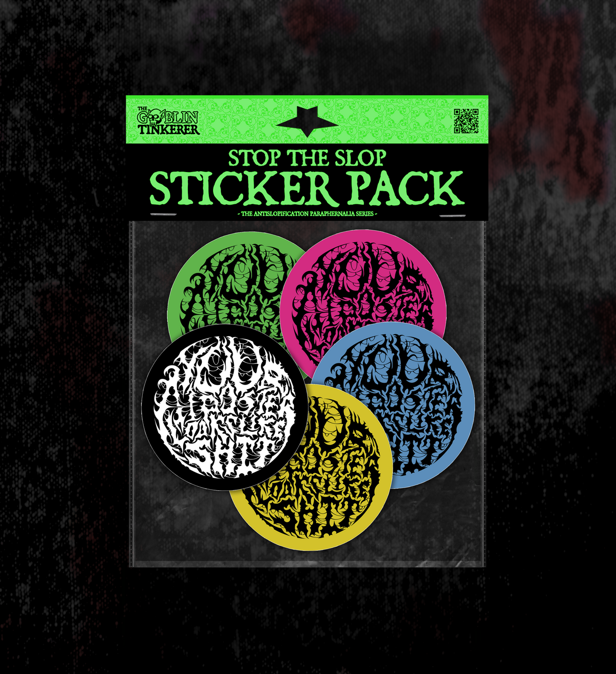Stop the Slop Sticker Pack